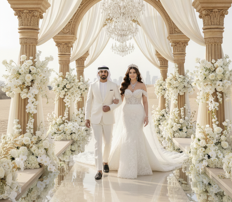 Dubai Luxury weddding photography by AQstudios