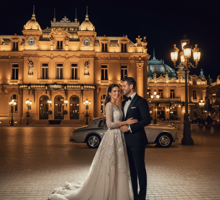Monaco wedding couple photography